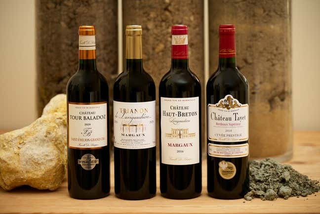 Taste different French wines