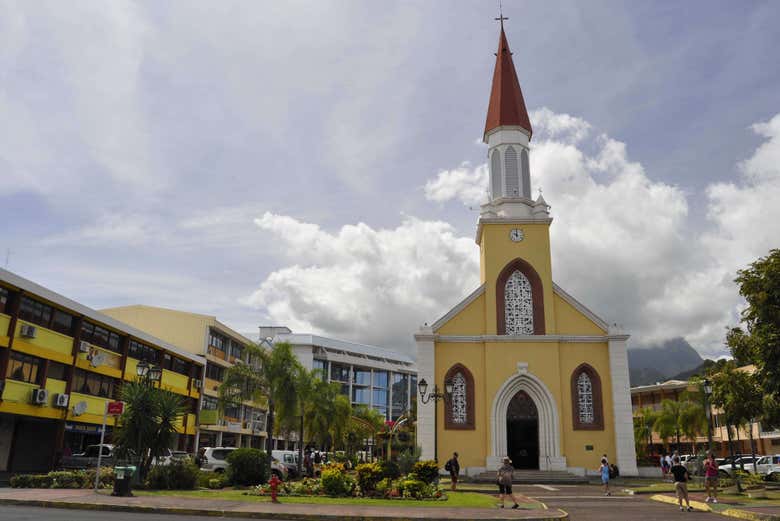 Una delle tappe del tour privato a Tahiti