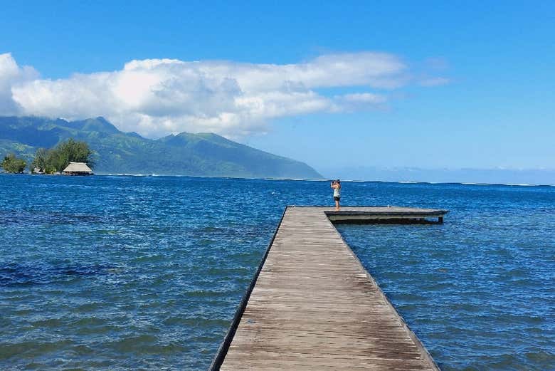 Find beautiful views of the island