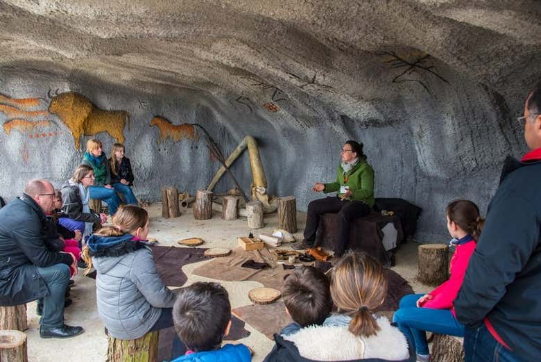 Taller educativo sobre arte rupestre