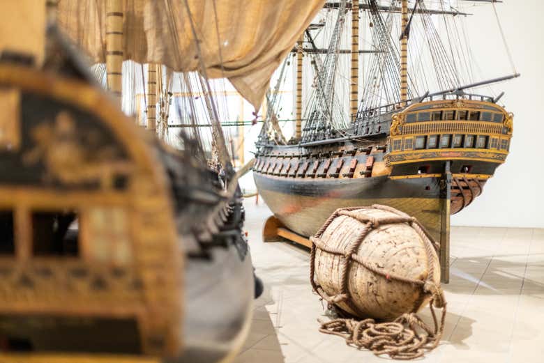 Una de las maquetas expuestas en el museo