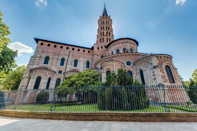 Facciata della basilica di Saint Sernin