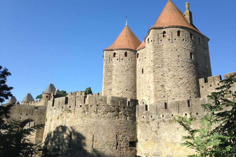 The towers in the city