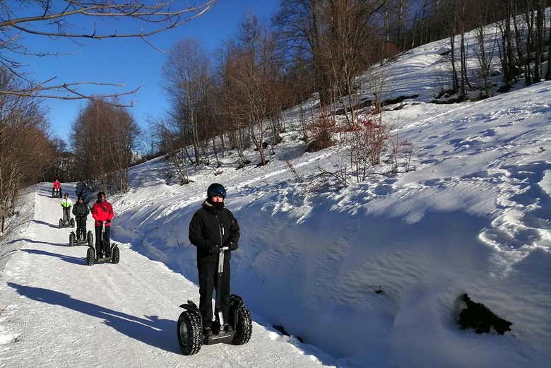 Préparez-vous à faire du segway dans la neige !