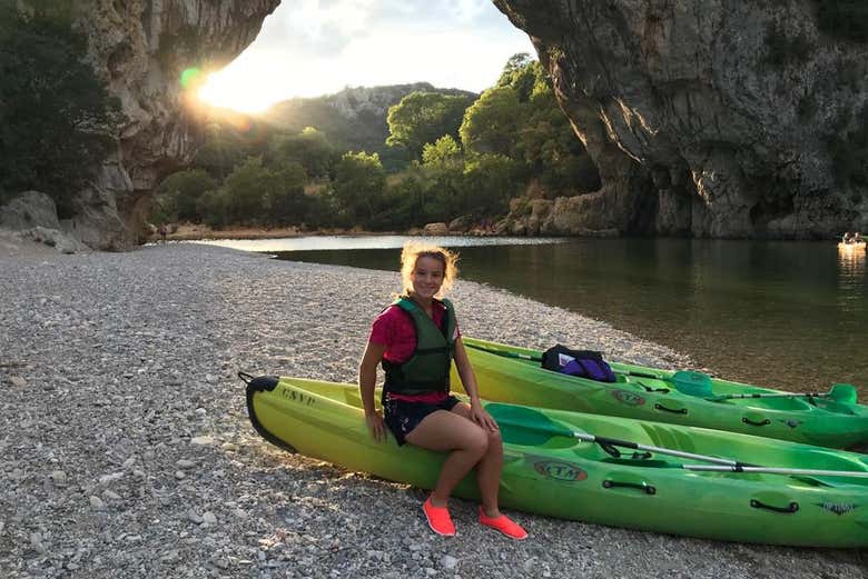 Pronti per il tour in kayak