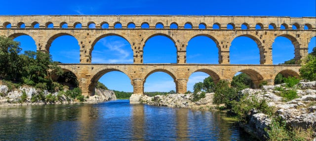Entrada al Pont du Gard