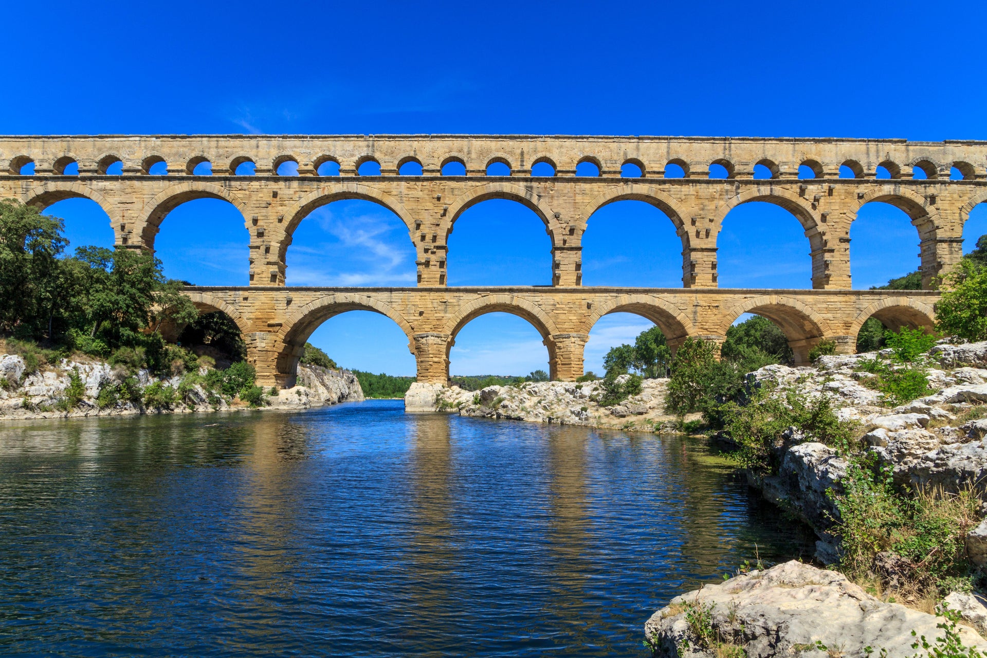 Entrada al Pont du Gard