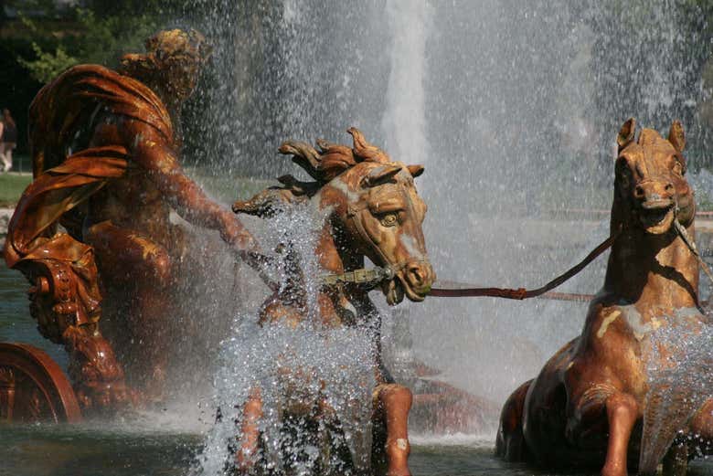 Detail of the fountains at Versailles