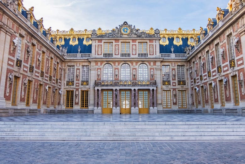 Façade of the Palace of Versailles