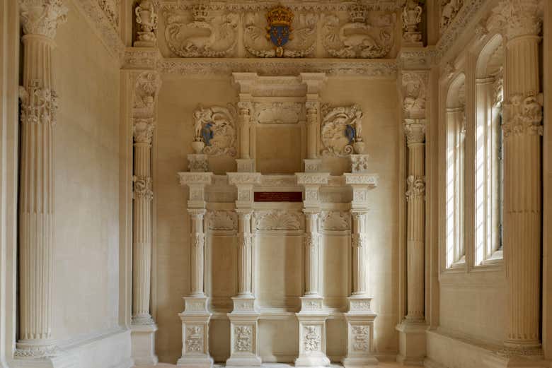 Interior del castillo