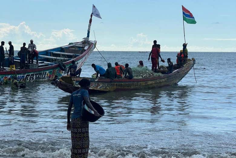 Bateaux de pêche traditionnels de Tanji