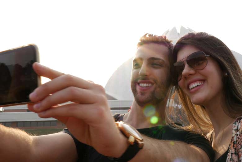 Videochamada do Templo do Lótus de Délhi