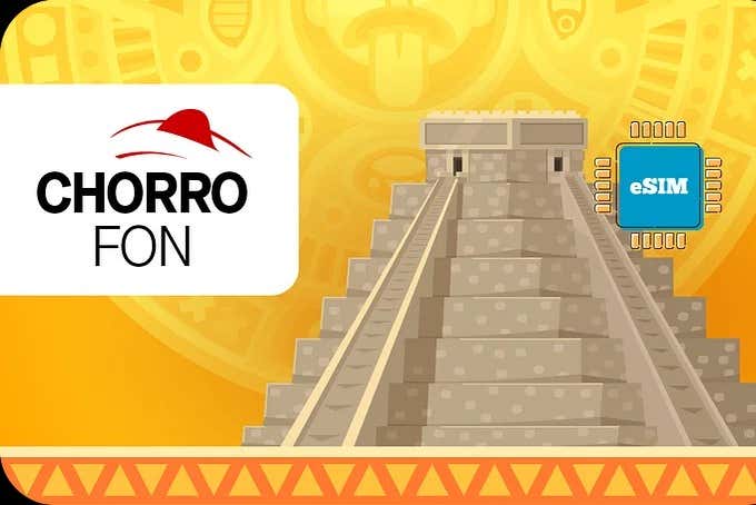 Chip eSIM válido para o México