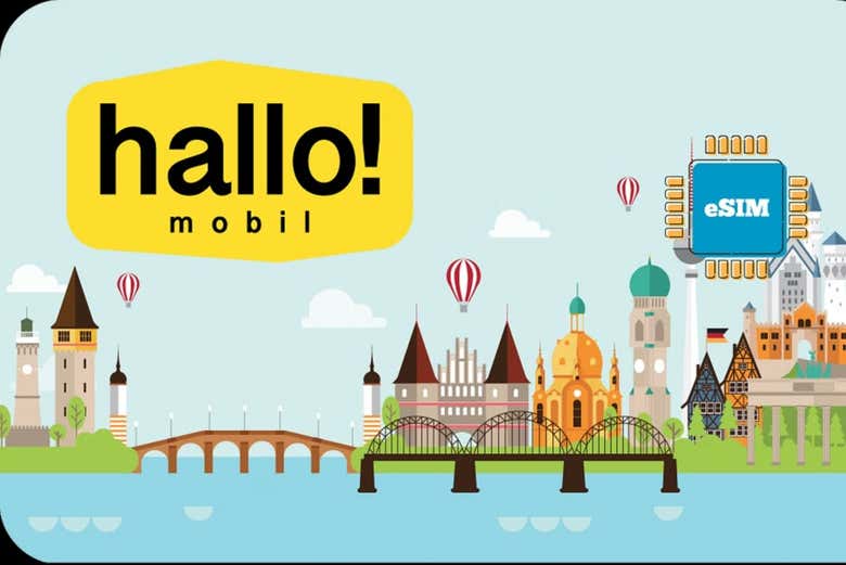 An eSIM card for Germany