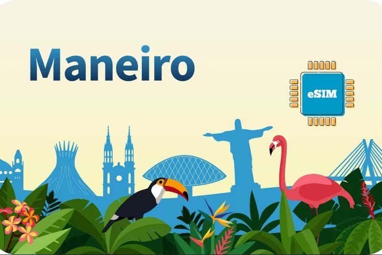 Chip eSIM válido para o Brasil