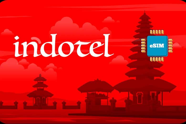 Tarjeta eSIM válida para Indonesia