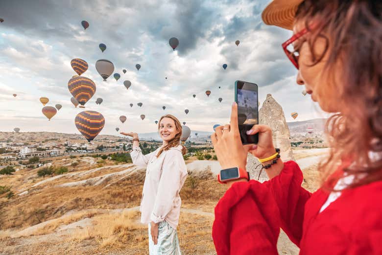 Video call from Cappadocia