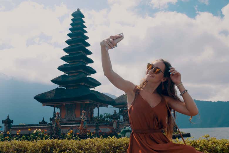 Videollamada desde Bali