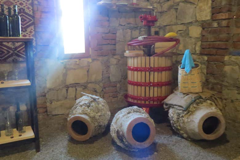 Interni della cantina Nikoladze