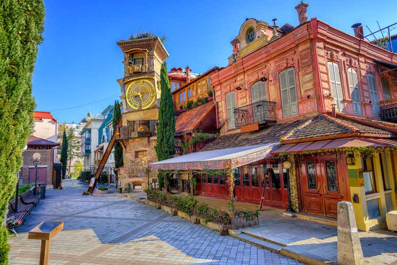 Scorcio del centro di Tbilisi