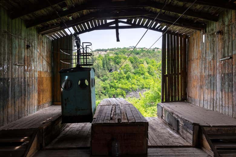 Estação de teleférico em Chiatura