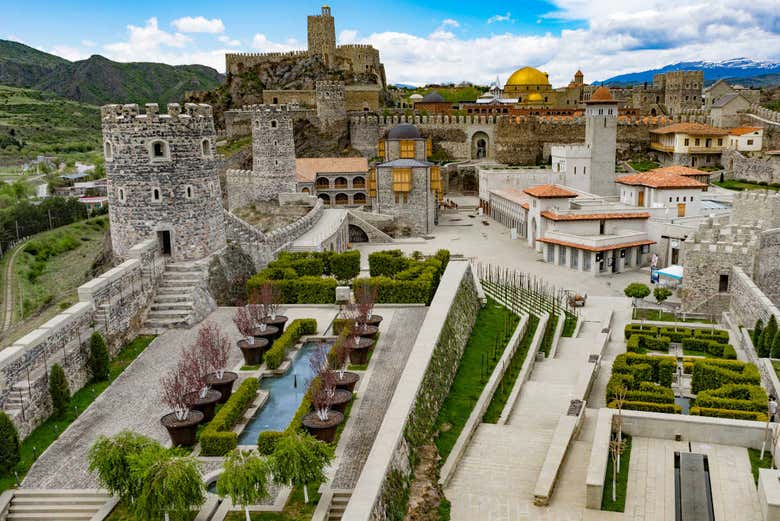 Panorámica del castillo de Rabati
