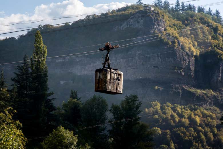 Teleférico em Chiatura