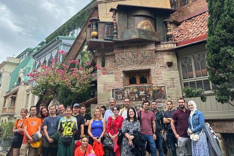 Foto de grupo na Torre do Relógio