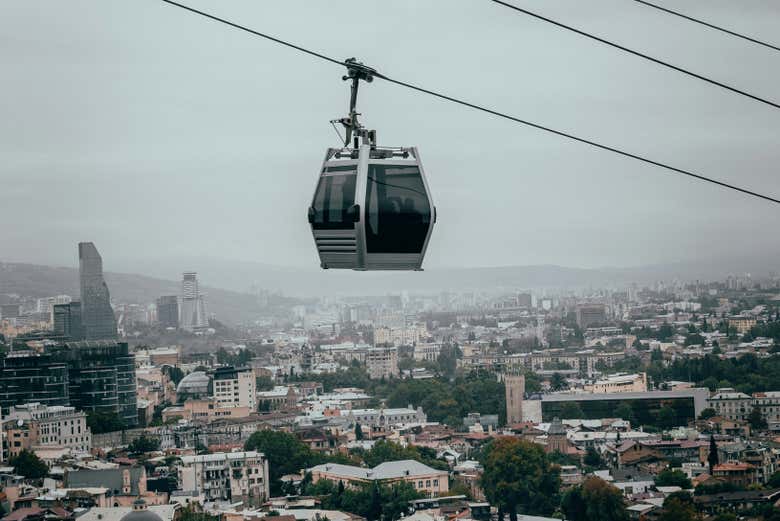 Subiremos al teleférico de Rike Park 