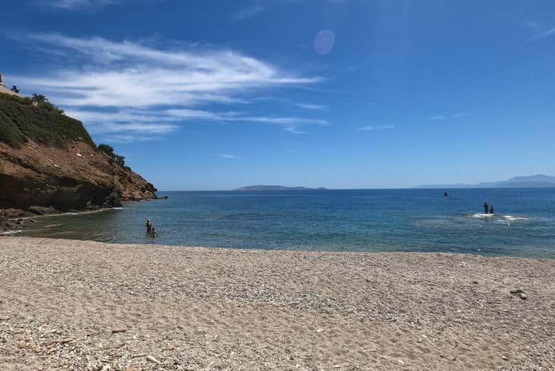 Una de las playas de Agia Pelagia