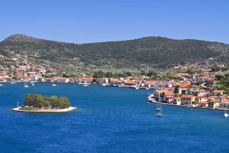 Bahía de Vathi, en la isla de Ítaca