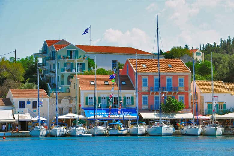 Typical town in Kefalonia