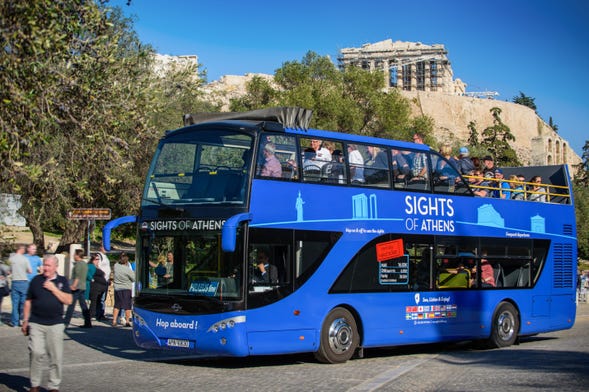Ônibus turístico de Atenas