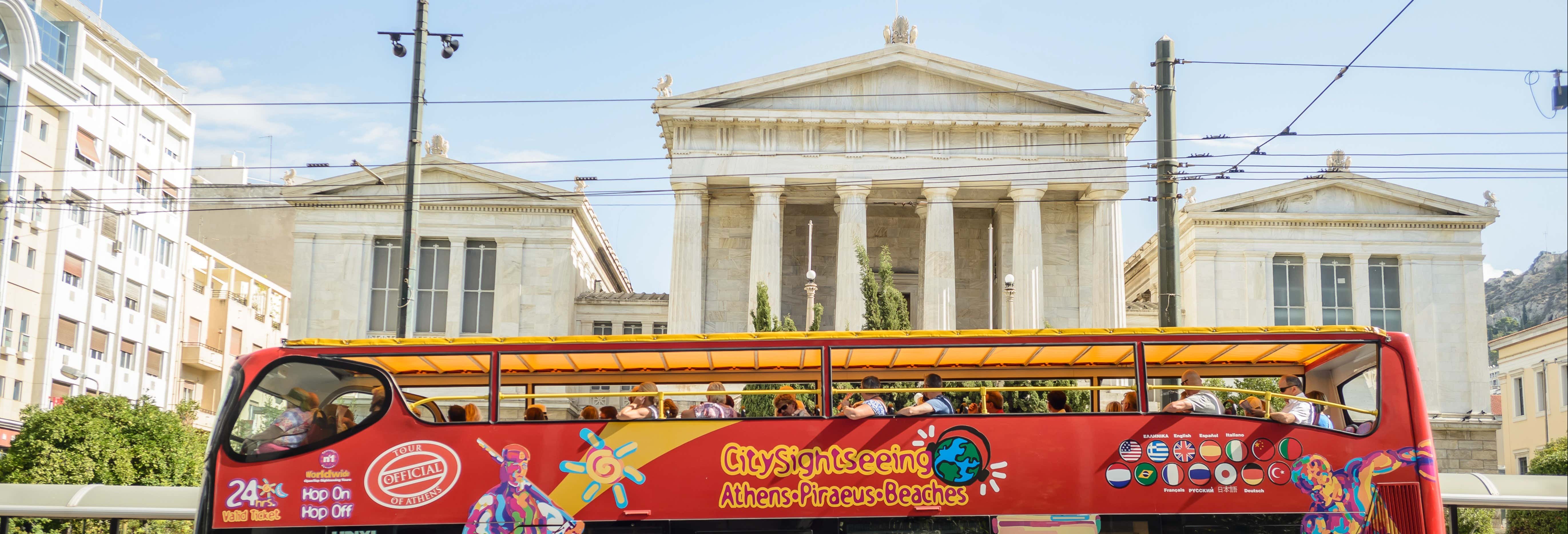 Autobús turístico en Atenas