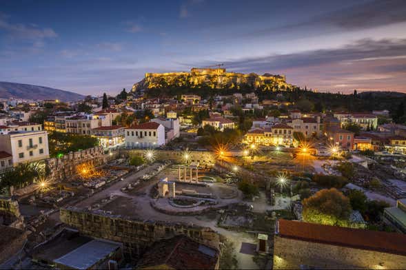 Free tour nocturno por Atenas