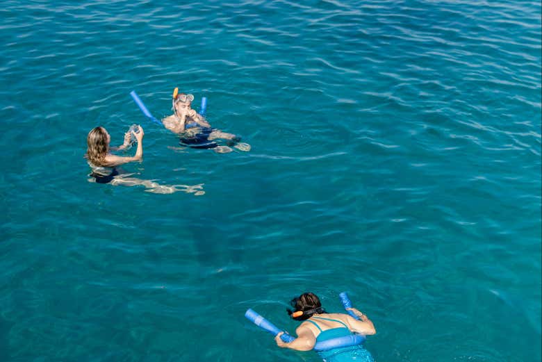 Take a dip in the sea