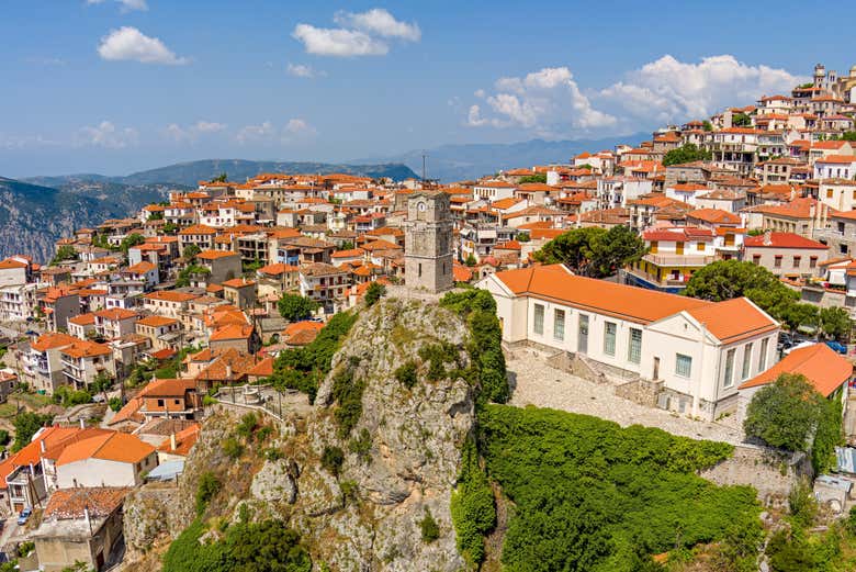 Panoramica di Arachova