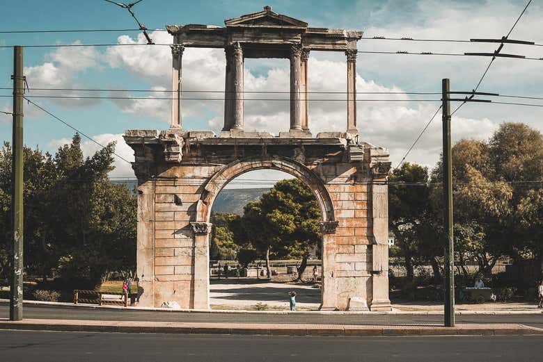 athens free tour athens greece Arch of Hadrian