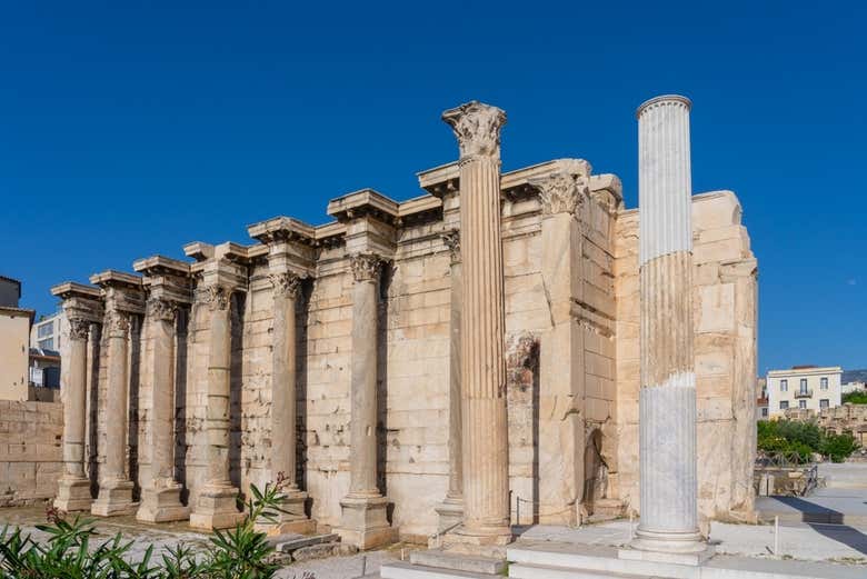 Restos de la biblioteca de Adriano