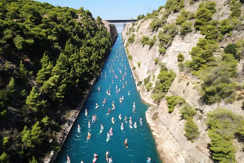 El canal de Corinto, una impresionante obra de ingeniería