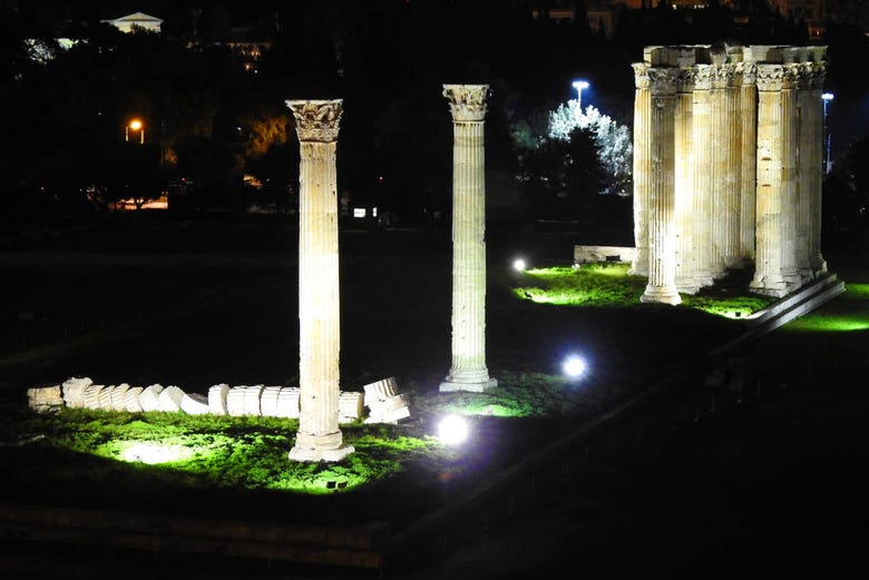 Restos del Templo de Zeus Olímpico
