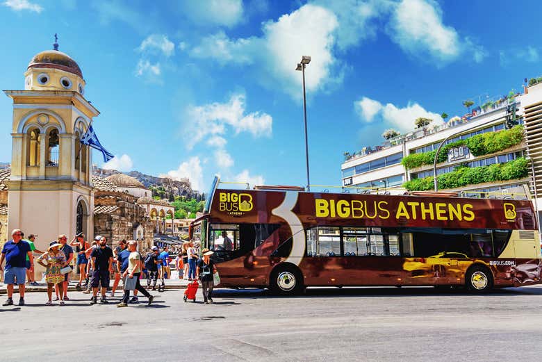 Disfrutaréis del autobús turístico de Atenas