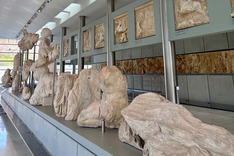 Elementos arquitectónicos originales del Partenón