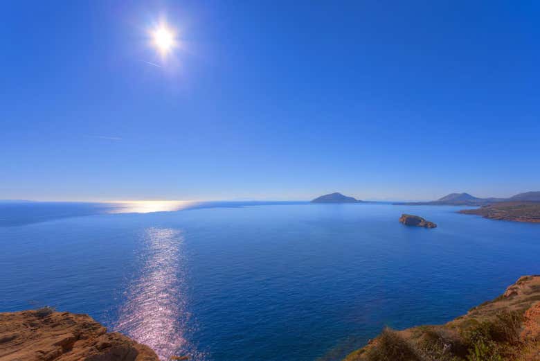 Vista sul Mar Egeo