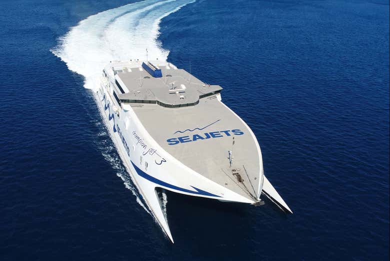 El ferry en el que navegaremos