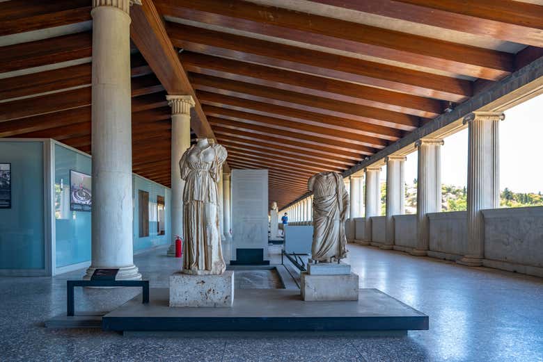 Interior do Museu da Ágora