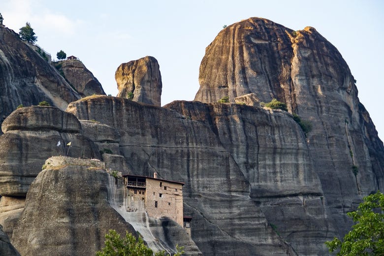 Um dos mosteiros de Meteora