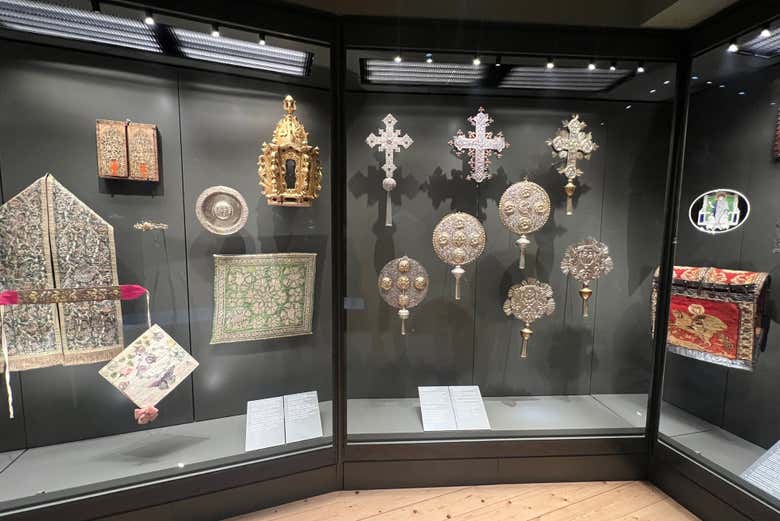 Objetos expuestos en el museo