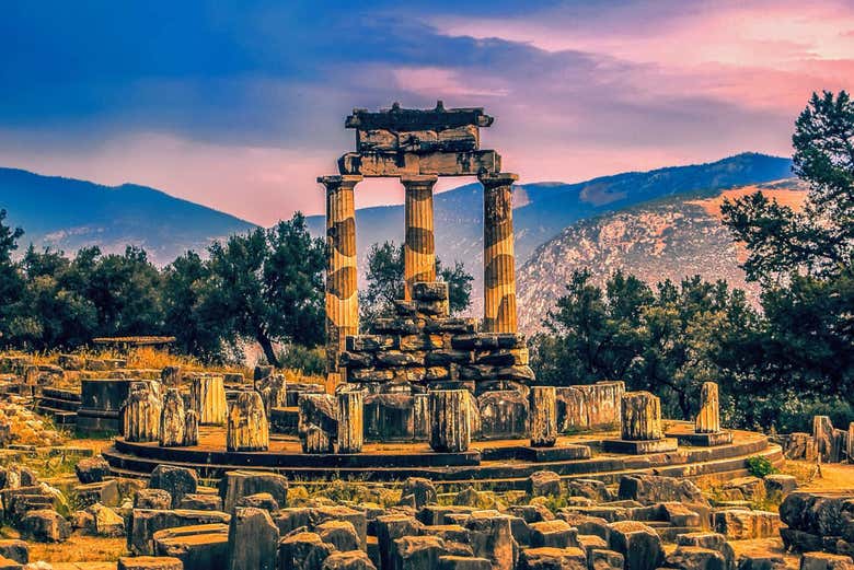 L'Oracolo di Delfi in Grecia