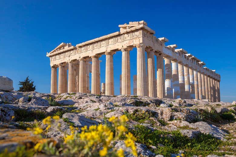 One of the temples of the Athens Acropolis